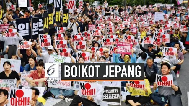 Warga Korea Selatan melakukan aksi boikot terhadap produk Jepang. Ini dilakukan karena makin meningkatnya produk Jepang di Korea Selatan.