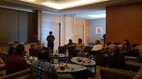 Pertemuan Jack Ma dengan Menkominfo Rudiantara dan jajaran menteri RI lain di Jakarta. Liputan6.com/Agustinus Mario Damar