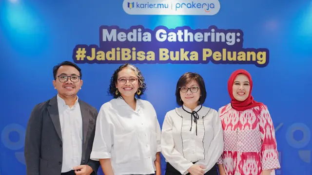 Najelaa Shihab kala menghadiri gelar wicara bertema “#JadiBisa Buka Peluang bersama Karier.mu & Prakerja” di Jakarta Selatan, Juni 2023. (Foto: Dok. Tim Karier.mu)