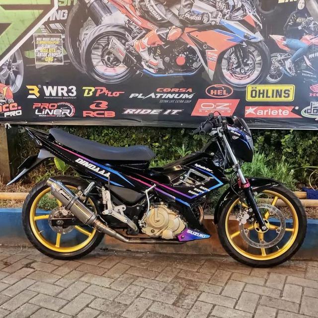 10 Potret Modifikasi Suzuki Satria F150, Underbone Kurus yang Bisa Dibikin Keren