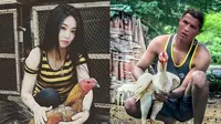 5 Editan Foto Seleb Dunia Jika Pelihara Ayam Ini Kelewat Unik, Kocak (IG/zepang_)