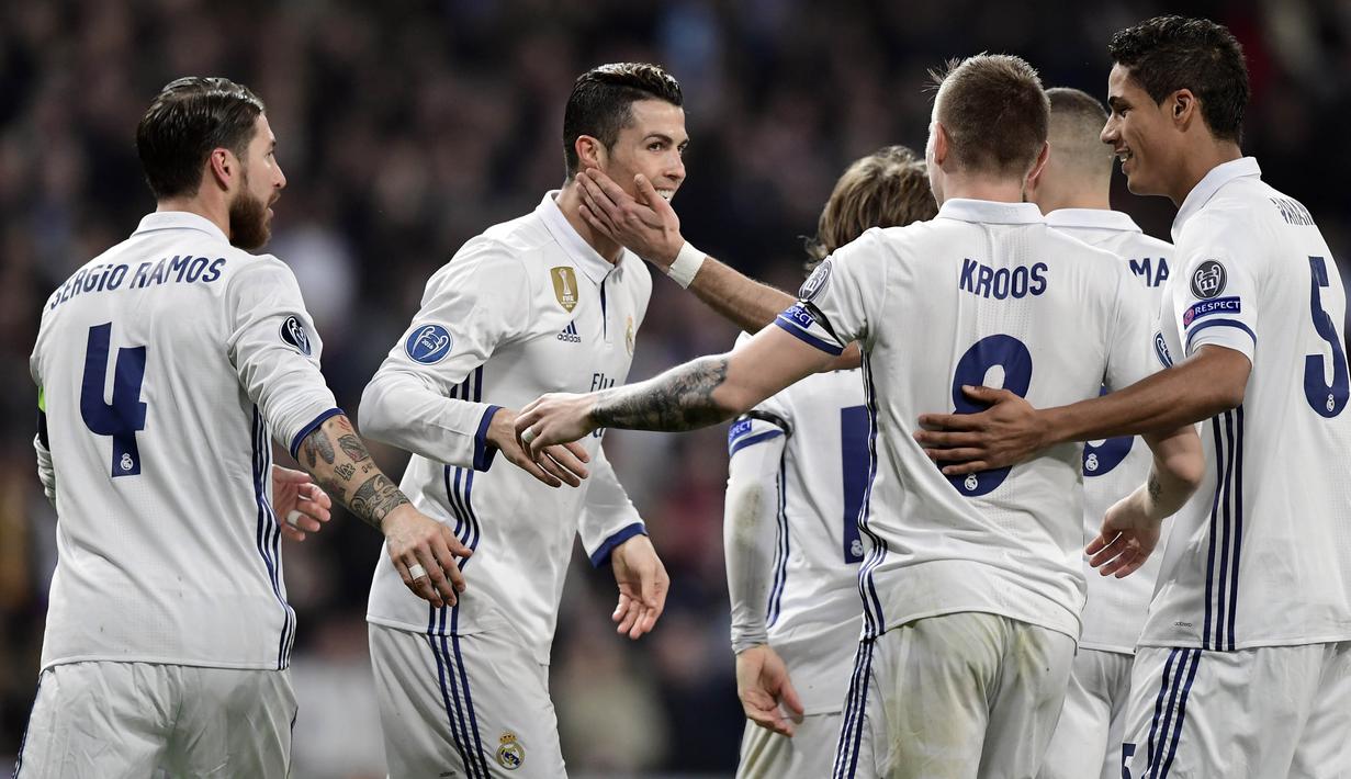 3. Real Madrid (La Liga) - 2,77 Miliar Poundsterling. (AFP/Javier Soriano)