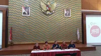 Konferensi pers acara akbar menyambut Asian Games dan HUT ke-73 RI,  Harmoni Indonesia 2018, (Liputan6.com/Nanda)