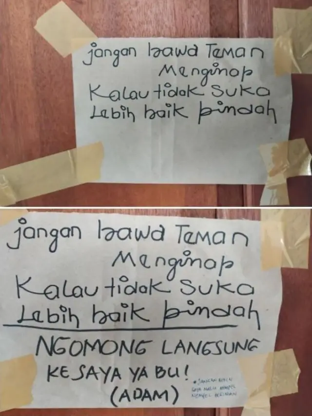 7 Tulisan Peringatan di Pintu Ini Bikin Geleng Geleng