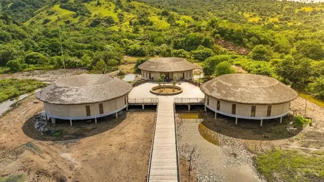Penataan kawasan Pulau Rinca yang merupakan bagian dari Destinasi Pariwisata Super Prioritas (DPSP) Labuan Bajo, Nusa Tenggara Timur (NTT). (Dok Kementerian PUPR)