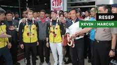 Ganda putra Indonesia, Kevin Sanjaya Sukamuljo / Marcus Ferinaldi Gideon buka rahasia bisa pertahankan gelar All England.