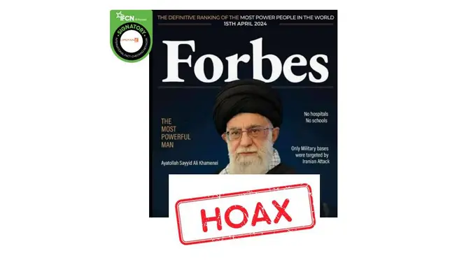 <p>Cek Fakta sampul majalah Forbes</p>