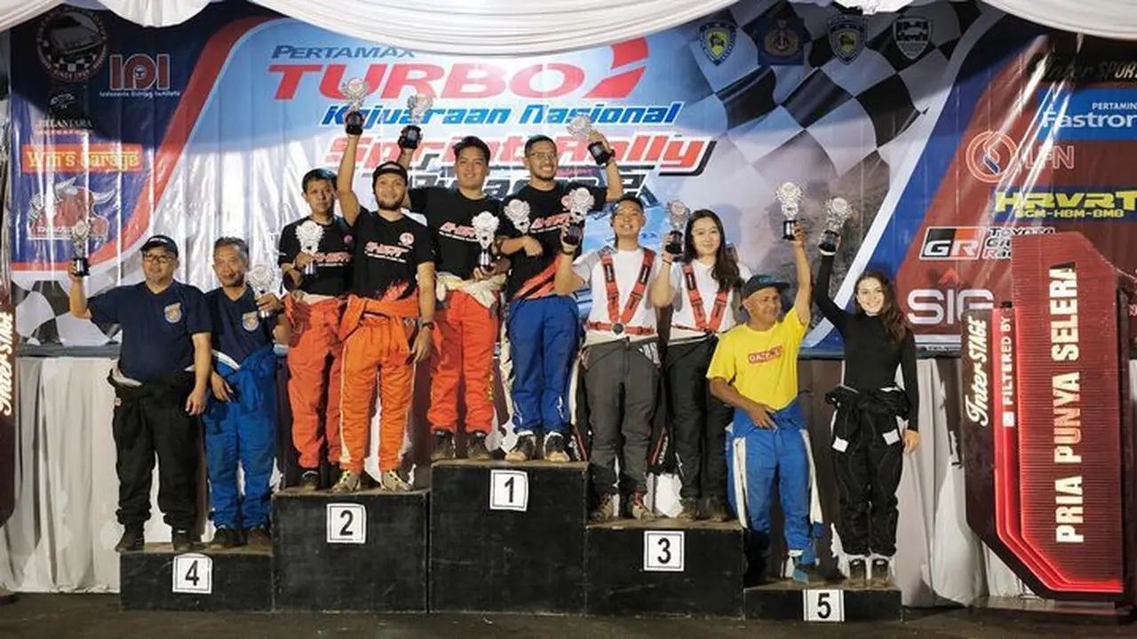 Baru Comeback, Kezia Langsung Juara 3 di Kejuarnas Rally