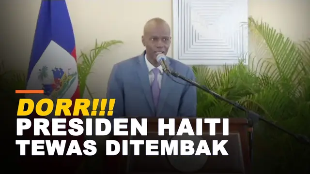 VIDEO: Tragis, Presiden Haiti Tewas Ditembak di Rumahnya Sendiri