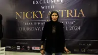 Nicky Astria di Xindrom Cafe BSD Kamis (1/2/2024), jelang Exclusive Show Nicky Astria “Bias Sinar di Kota Tua“ yang digagas HM Entertainment. (Dok. IST)