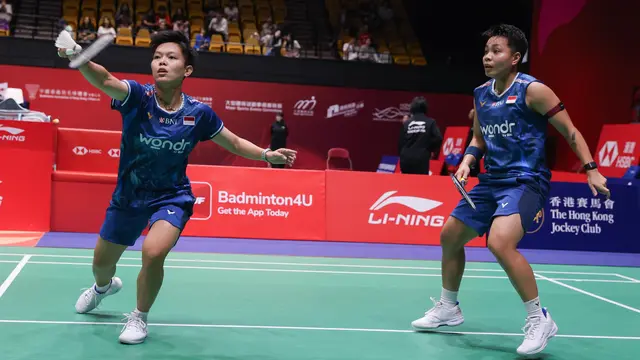 Apriyani Rahayu/Siti Fadia Silva Ramadhanti - Hong Kong Open 2025 - Bulu Tangkis