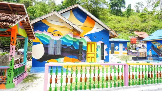 Rumah Mural di Gorontalo. Dok Kementerian PUPR