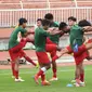 Pelatih Fakhri Husaini menilai Timnas Indonesia U-18 bertekad mengalahkan Myanmar demi status juara Grup A. (dok. PSSI)