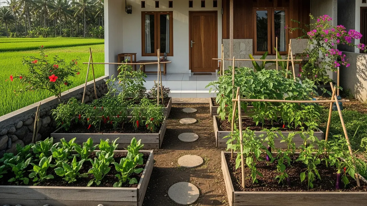 9 Desain Rumah Sederhana dengan Kebun Sayur, Harmoni Hunian Minimalis