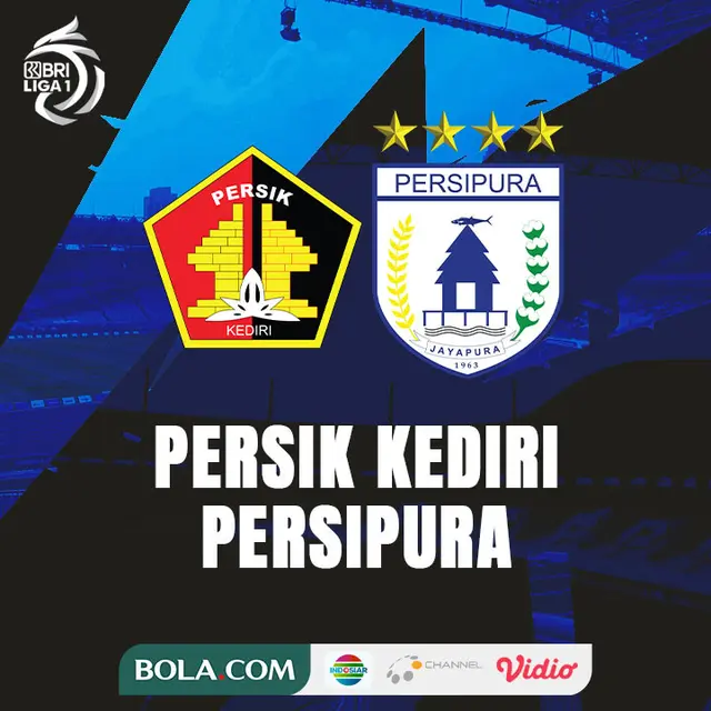 BRI Liga 1 - Persik Kediri Vs Persipura Jayapura