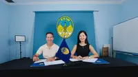 PSIM resmi memperpanjang kontrak Jean-Paul van Gastel. (dok PSIM Yogyakarta)