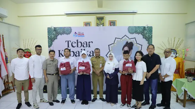 Cahaya Mantovani di sela acara Berbagi Kebaikan bersama Cahaya Manthovani di SLB Negeri 7 Jakarta, Senin (10/3/2025).