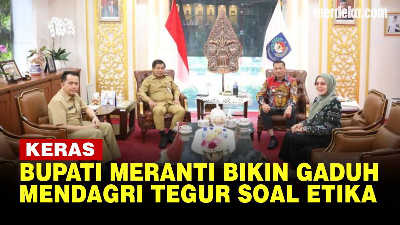VIDEO: Teguran Mendagri ke Bupati Meranti Usai Serang Kemenkeu dengan Kata Kasar