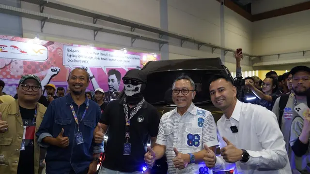 Menteri Perdagangan RI Zulkifli Hasan mengunjungi Indonesia Modification Expo (IMX 2023) di Jakarta Convention Center (JCC), hari ini.