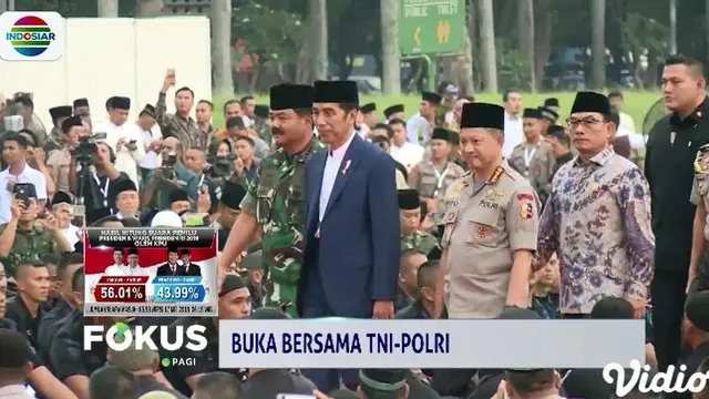 Jokowi: Soliditas TNI-Polri Dibutuhkan untuk Stabilitas Keamanan dan Politik