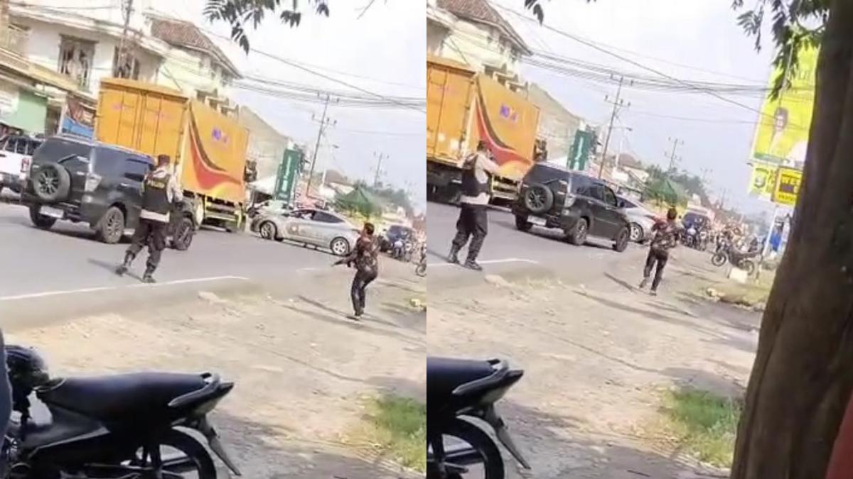 Kapolsek Baradatu Terpental Ditabrak Mobil Bandar Narkoba