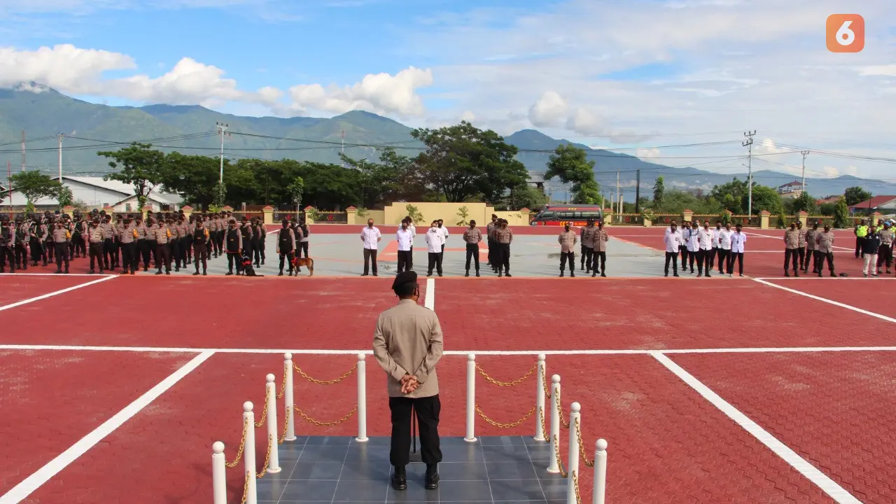 Apel personel pengamanan Pilkada di Polda Sulteng