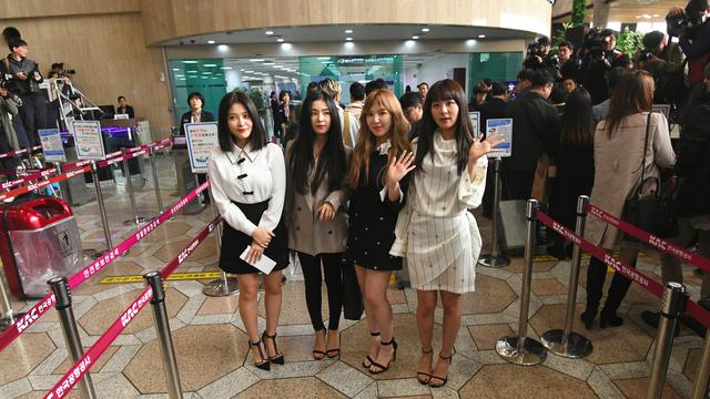 Girlband K-Pop Red Velvet Tampil Menghibur di Korea Utara
