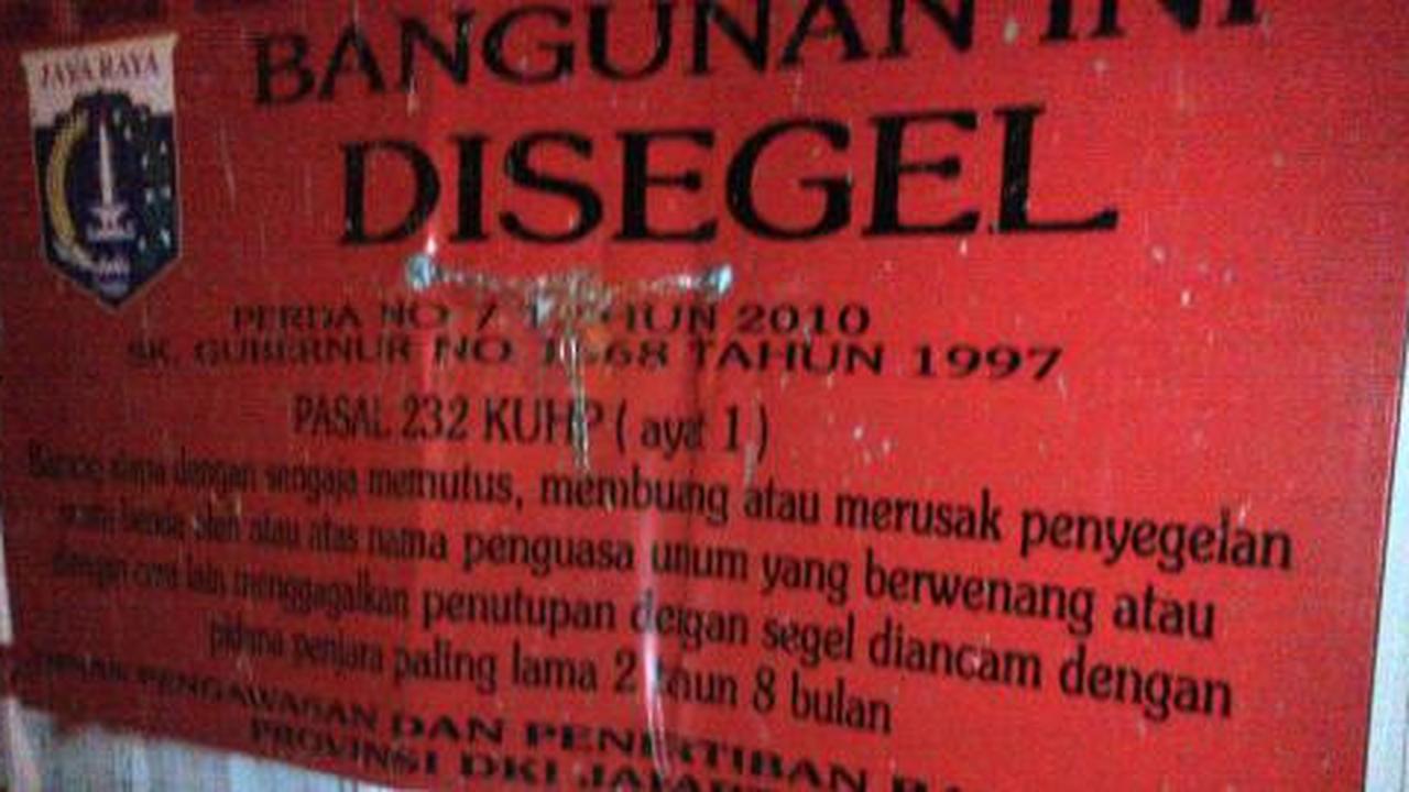 Tak ada aktivitas pekerja setelah gedung Kesra disegel