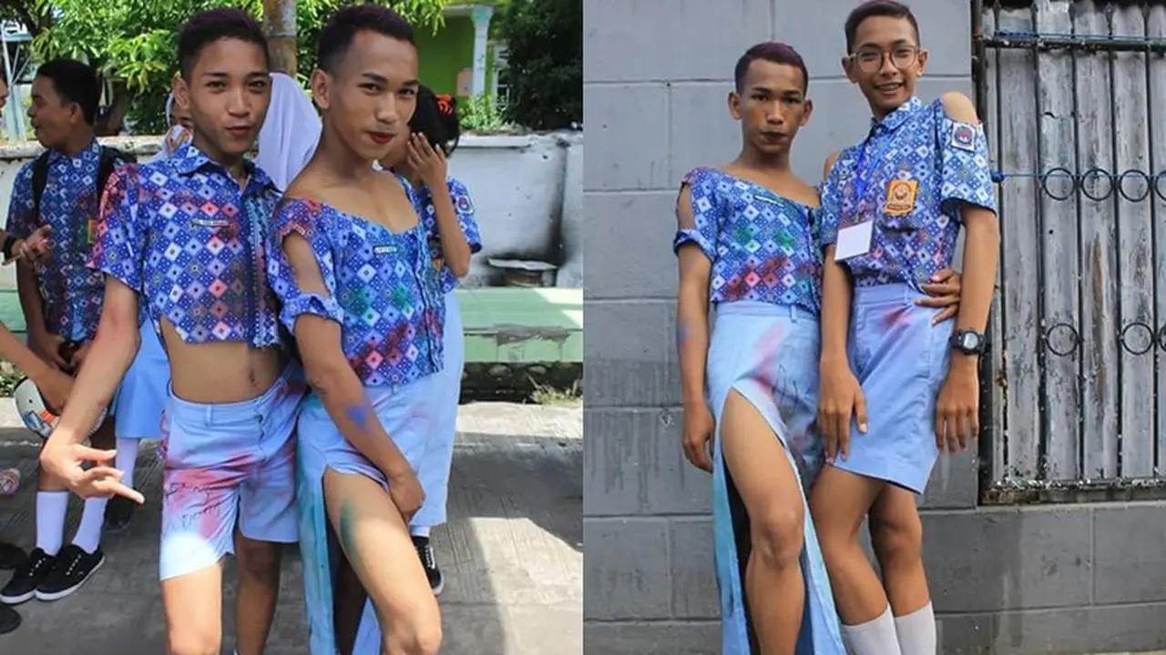 Rayakan Kelulusan, Siswa-siswa SMP Ini Bergaya Seronok