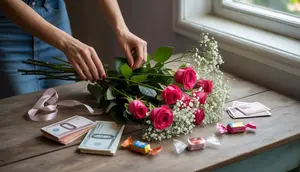 Cara Membuat Buket Bunga, Uang, dan Snack yang Cantik untuk Pemula