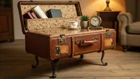 7 Ide Koper Bekas Disulap jadi Meja Vintage yang Estetik, Unik dan Mudah Ditiru