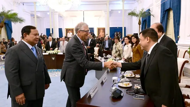 Potret Prabowo Bertemu Bill Gates, Ada Haji Isam hingga Pengusaha Lainnya