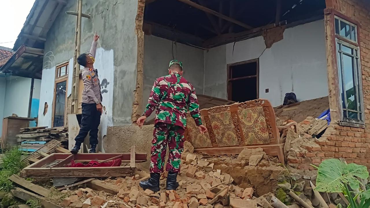 Gempa Getarkan Garut Sabtu Pagi, Tiga Rumah Warga di Pasirwangi Rusak Parah