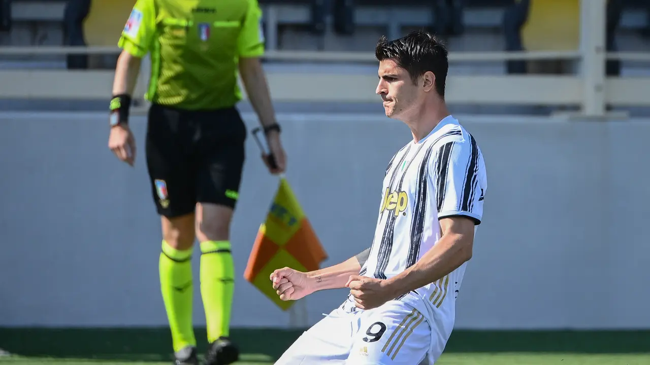 Penyerang Juventus, Alfaro Morata.