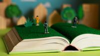 Ilustrasi buku cerita, cerpen. (Image by Freepik)