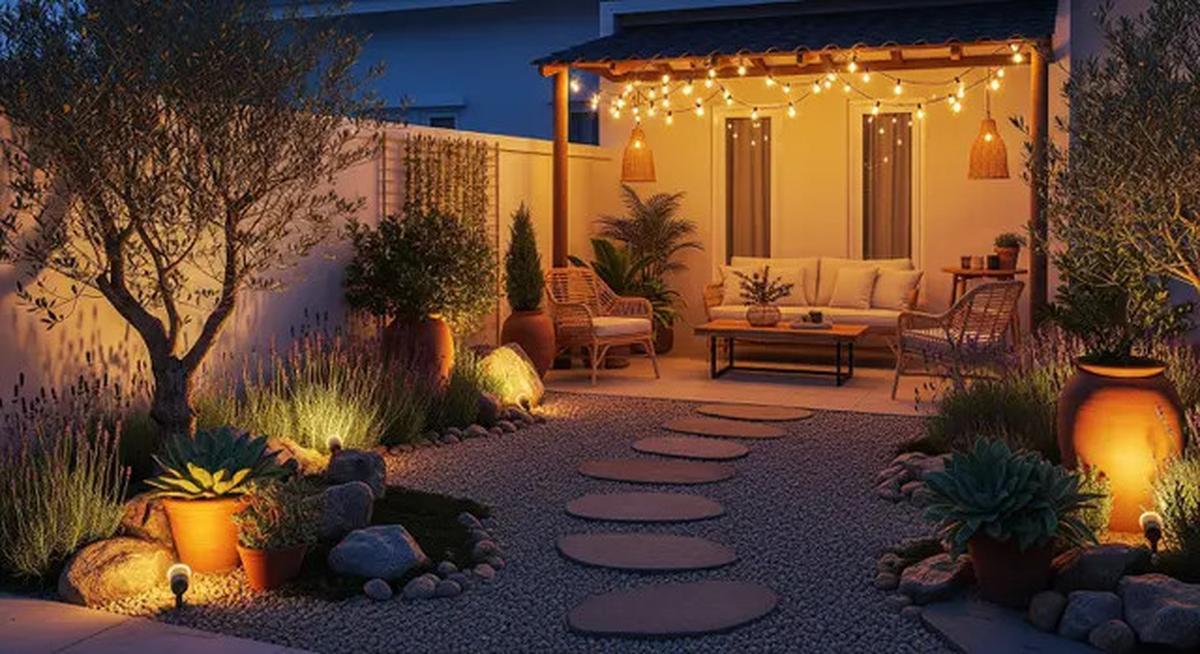 8 Model Taman Depan Rumah dengan Lampu Sorot Estetik dan Anti Ular, Ini Tips Penataannya