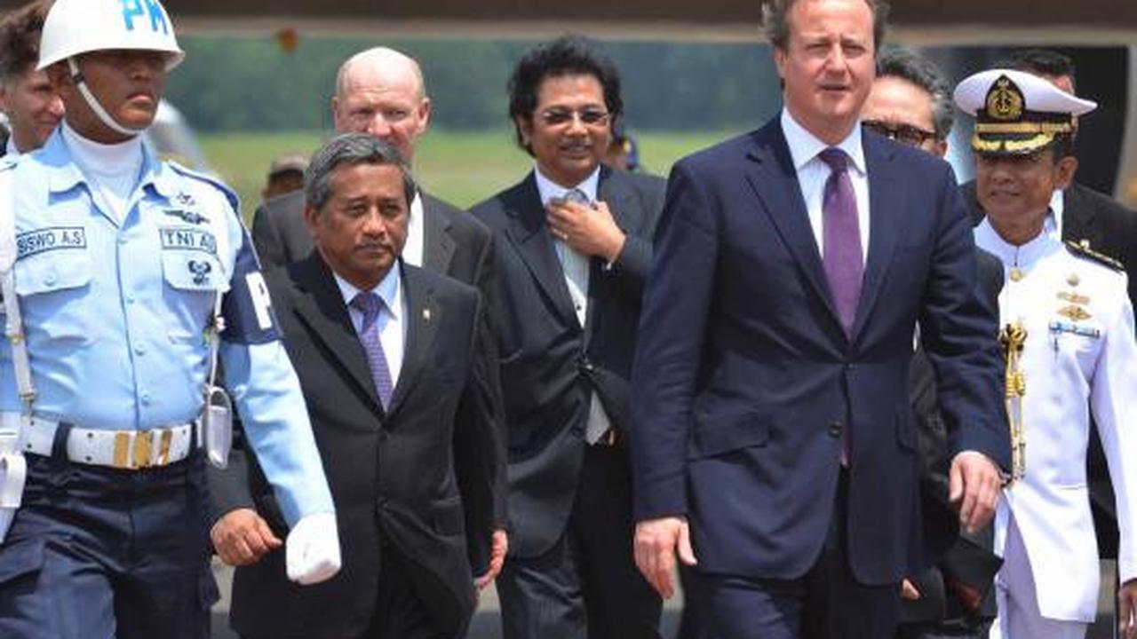 PM Cameron tiba di Jakarta