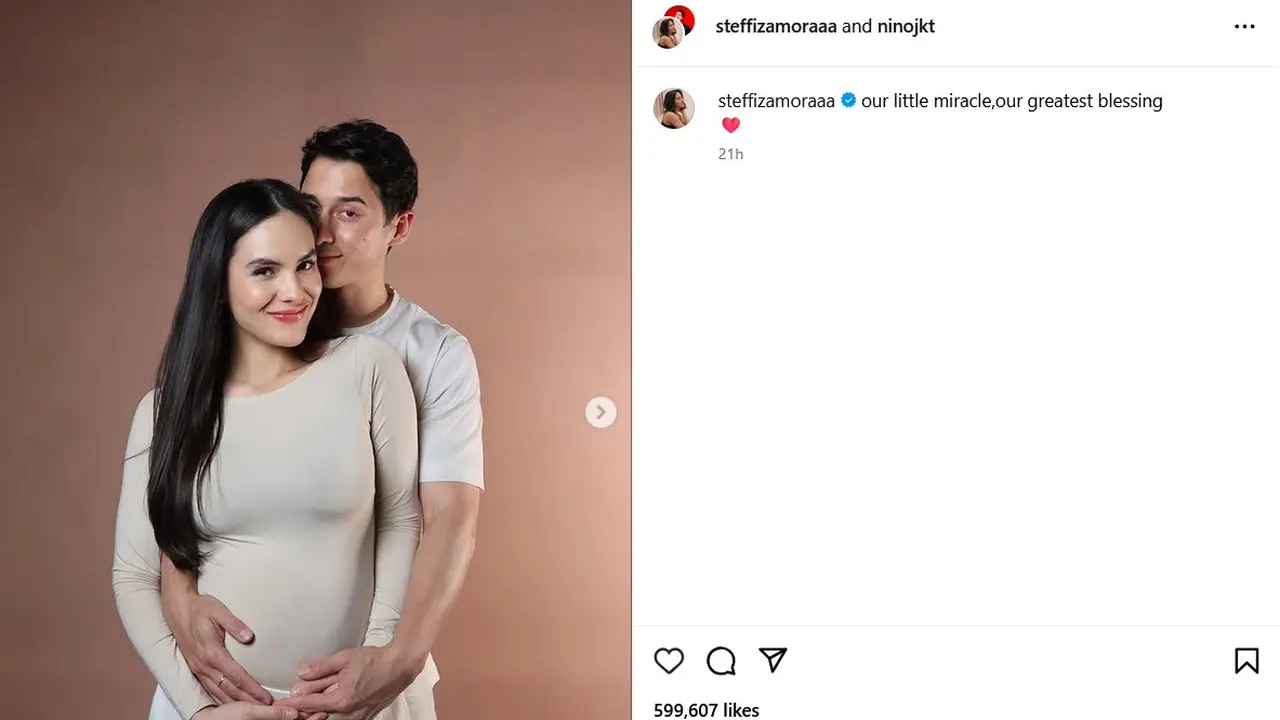 Steffi Zamora dan Nino Fernandez. (Instagram/ steffizamoraaa - ninojkt)
