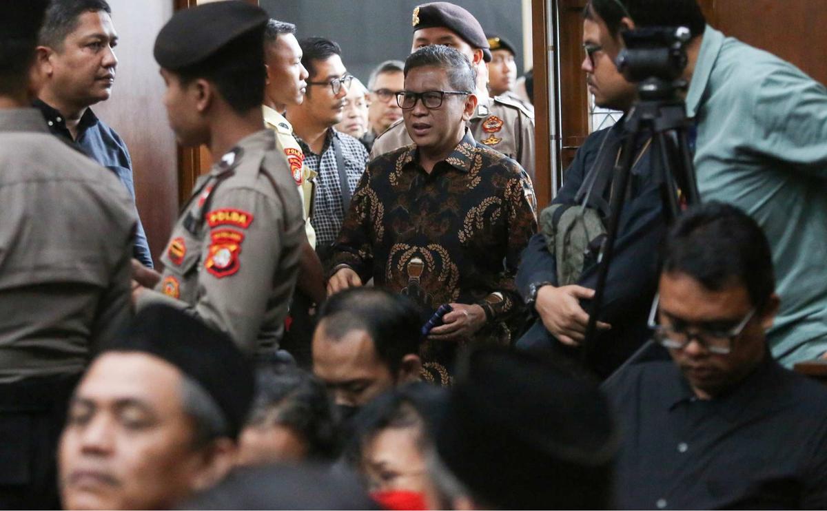 Eks kader PDIP Saeful Bahri jadi saksi di sidang Hasto Kristiyanto