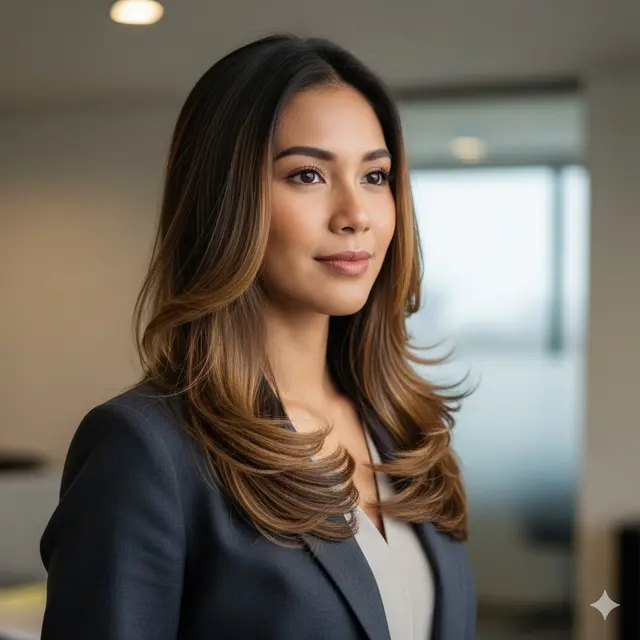 Model Rambut Wanita Karier 2025 (Image by Gemini)