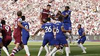 Sementara Chelsea di posisi ke-14 dengan satu poin. (AP Photo/Alberto Pezzali)