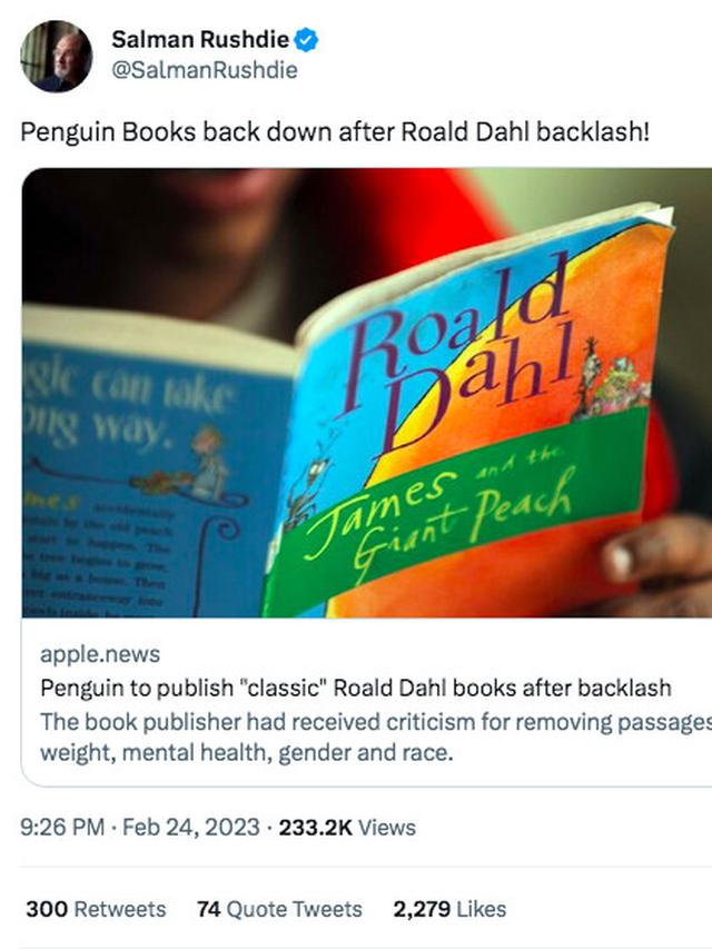 Komentar Salman Rushdie