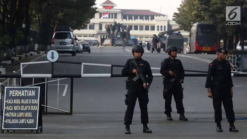 Melihat Suasana Terkini Gerbang Mako Brimob Usai Kerusuhan