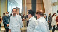 Presiden Joko Widodo (Jokowi) meresmikan secara langsung Hotel Meruorah, Kamis (14/10/2021), yang ditandai secara simbolis dengan penandatanganan prasasti. (Dok. PTPP)