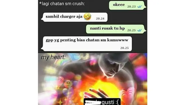 6 Chat ke Gebetan 'Damage Bukan Main' Ini Bikin Senyum Sendiri