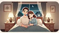 Ilustrasi Suami Istri. (IST/Ilustrasi AI)