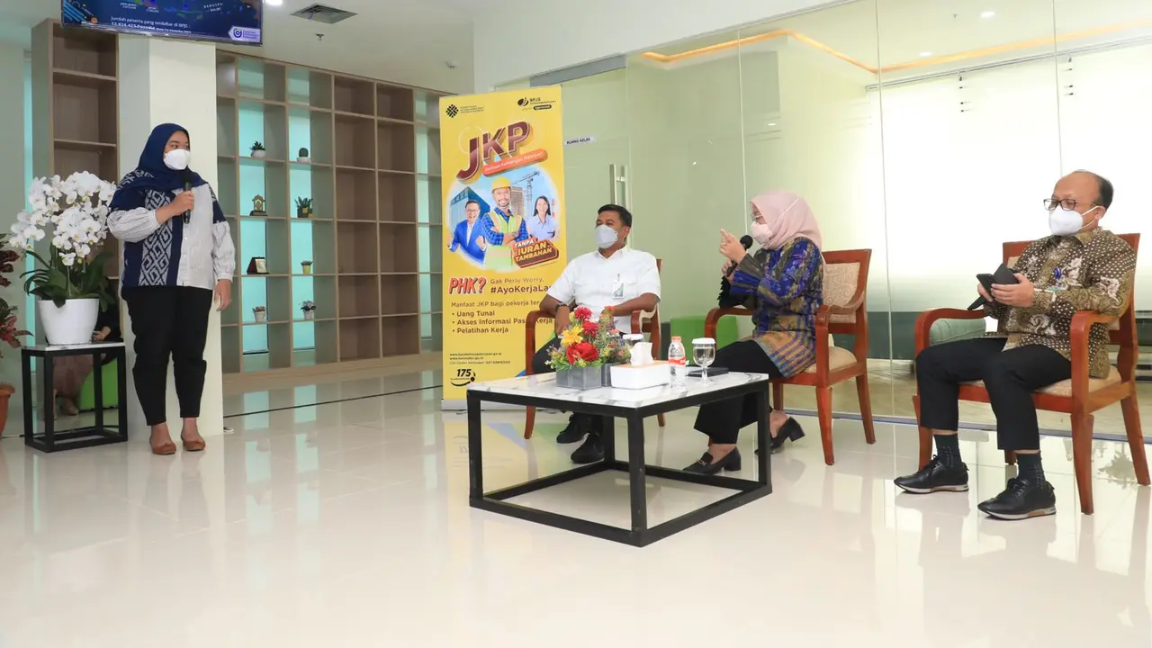 Menaker dan Dirut BPJS Ketenagakerjaan Gelar Dialog dengan Peserta Pastikan Impementasi Program JKP