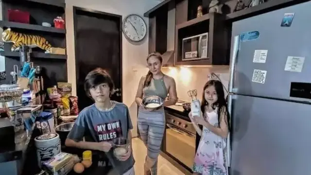 Potret dapur Wulan Guritno (Sumber: YouTube/Wulan Guritno)