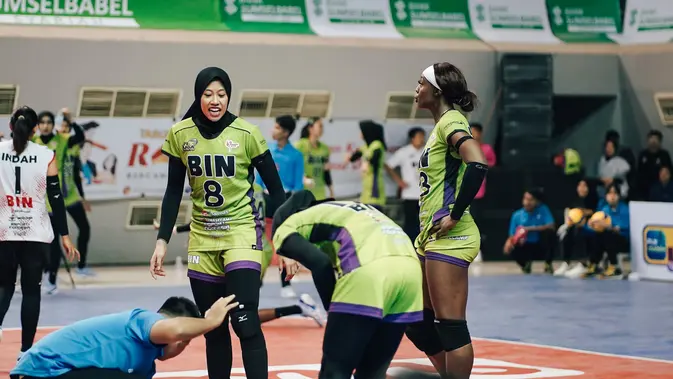 <p>Megawati Hangestri Pertiwi menjadi salah satu srikandi voli Indonesia yang meramaikan event PLN Mobile Proliga 2024 di GOR PSCC Palembang Sumsel, yang menjadi kapten tim putri Jakarta BIN (Dok. Pribadi Bowo_Motret / Nefri Inge)</p>