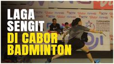 Berita video pertarungan sengit tersaji dalam cabor bulu tangkis, di partai pertama mempertemukan ganda Bellaetrix Manuputty & Donny Michael melawan Praveen Jordan & Aryani Fitriana.